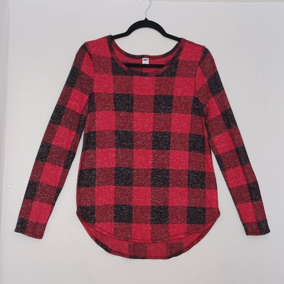 Old Navy Tops - Women's Old Nave Lightweight Buffalo/Checkered/Plaid Long Sleeve Top Size Small
